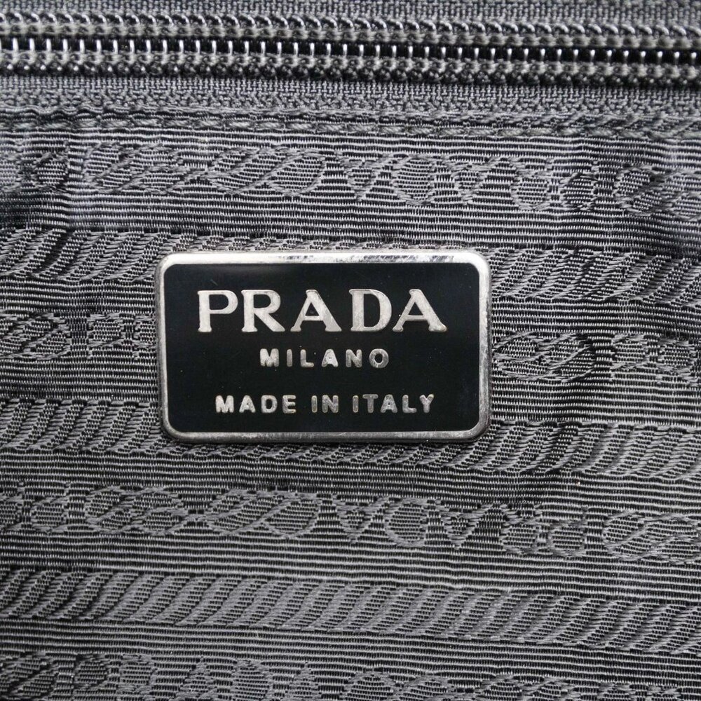 Prada Classic Nappa Chain/Leather Woven Strap Bag - Picture 15 of 16
